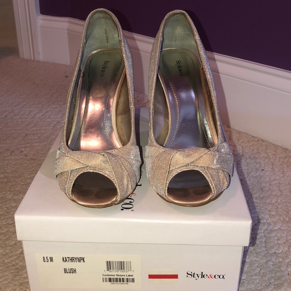 Style & Co Blush KathrynPK Heels